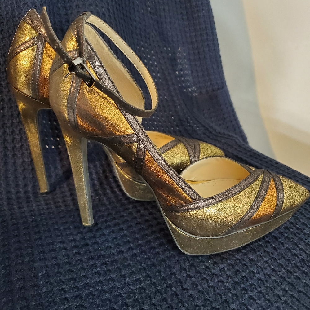 Bronze Jessica Simpson Heels